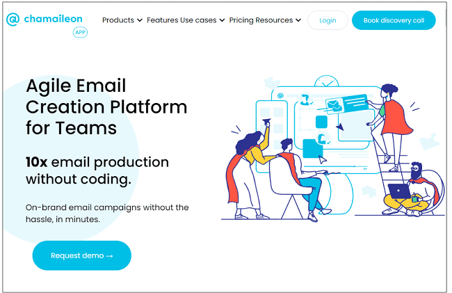 email template builder from Chamaileon